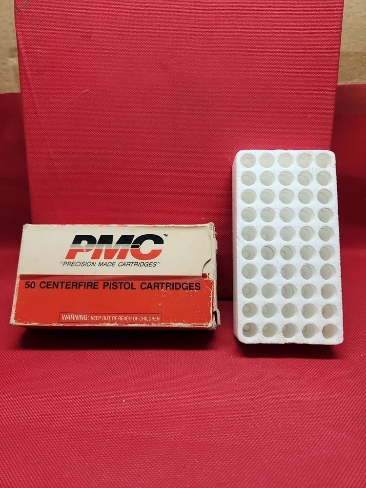 Vintage Original PMC .380 Auto / Automatic EMPTY Ammo Box With Styrofoam Insert!