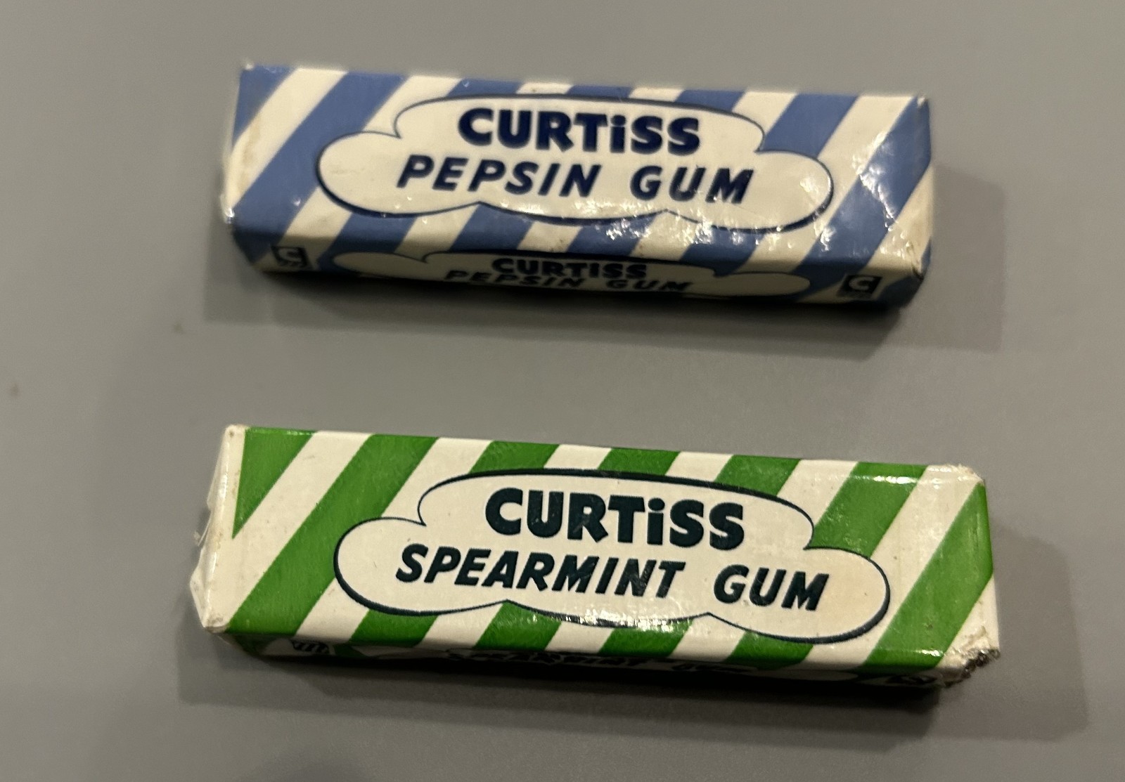 ORIGINAL RARE CURTISS PEPSIN & SPEARMING GUM PACKS UNUSED