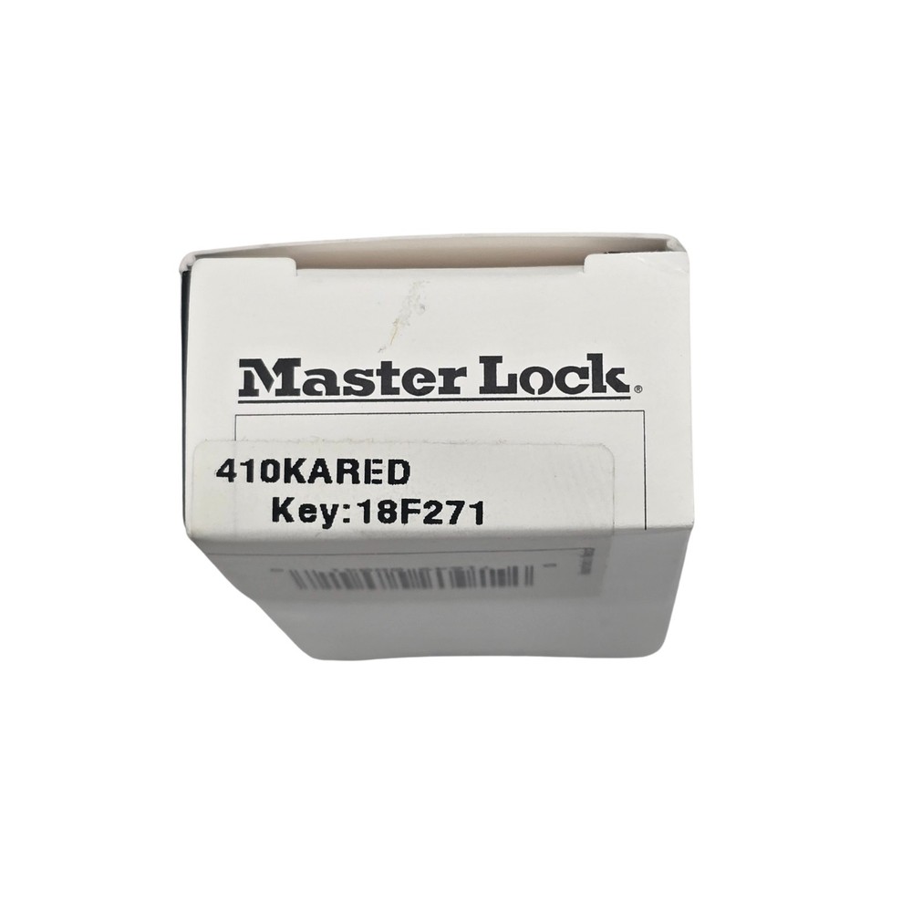 Master Lock 410KARED Safety Lockout Padlock Red