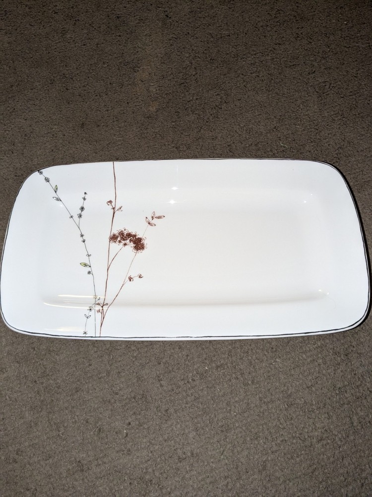 Lenox Flourish Rectangular Tray 14"  Length New Replacement Never Used