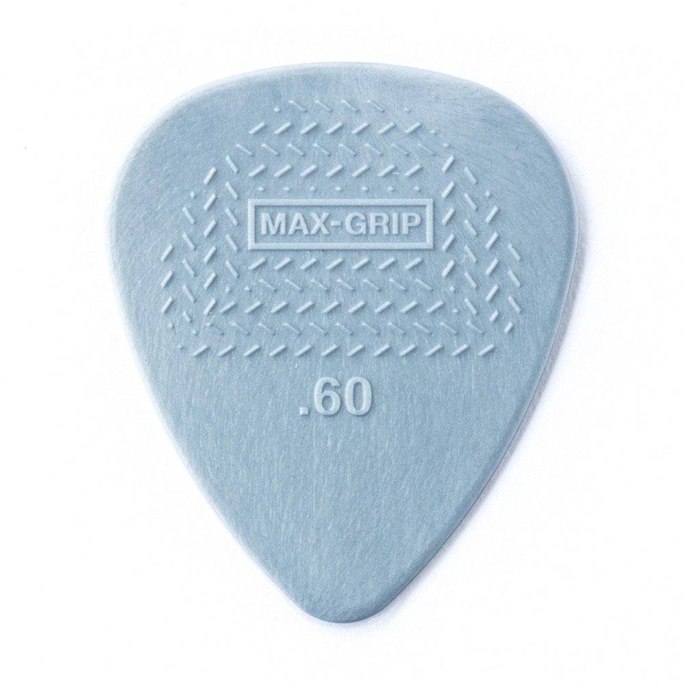 Jim Dunlop Max-Grip® Nylon Standard Pick .60MM - 24 Pack .60mm, Max-Grip