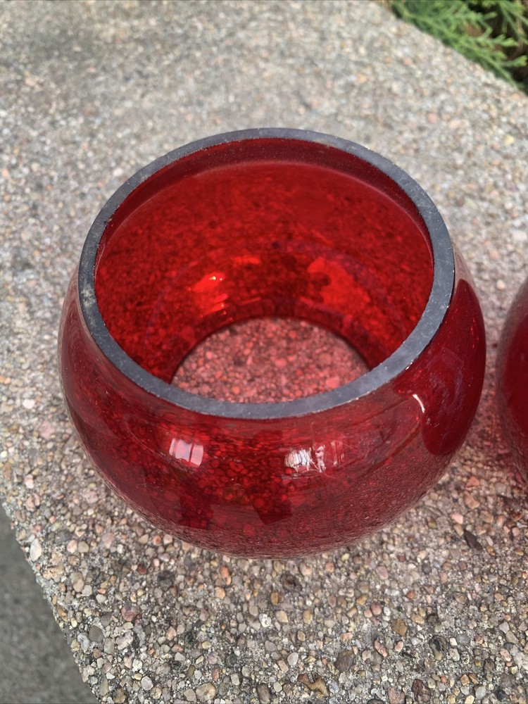 Railroad Lantern Red Globes