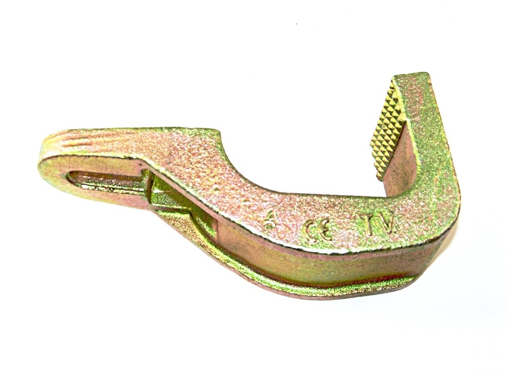 3 Ton Sill Hook Dent Puller Straight-Cut Tooth Gripping Pulling end Hook Clamp