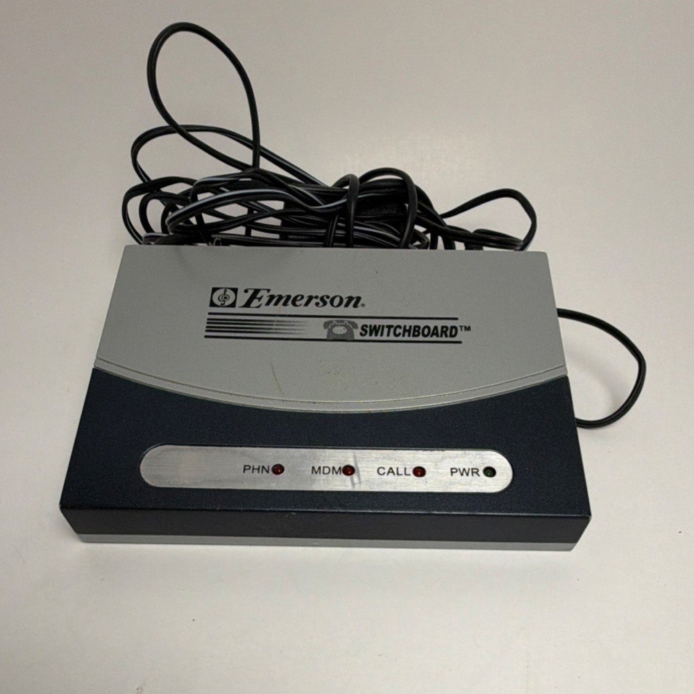 Emerson MSS-100 Switchboard Universal Compatible 9V powers on ,untested