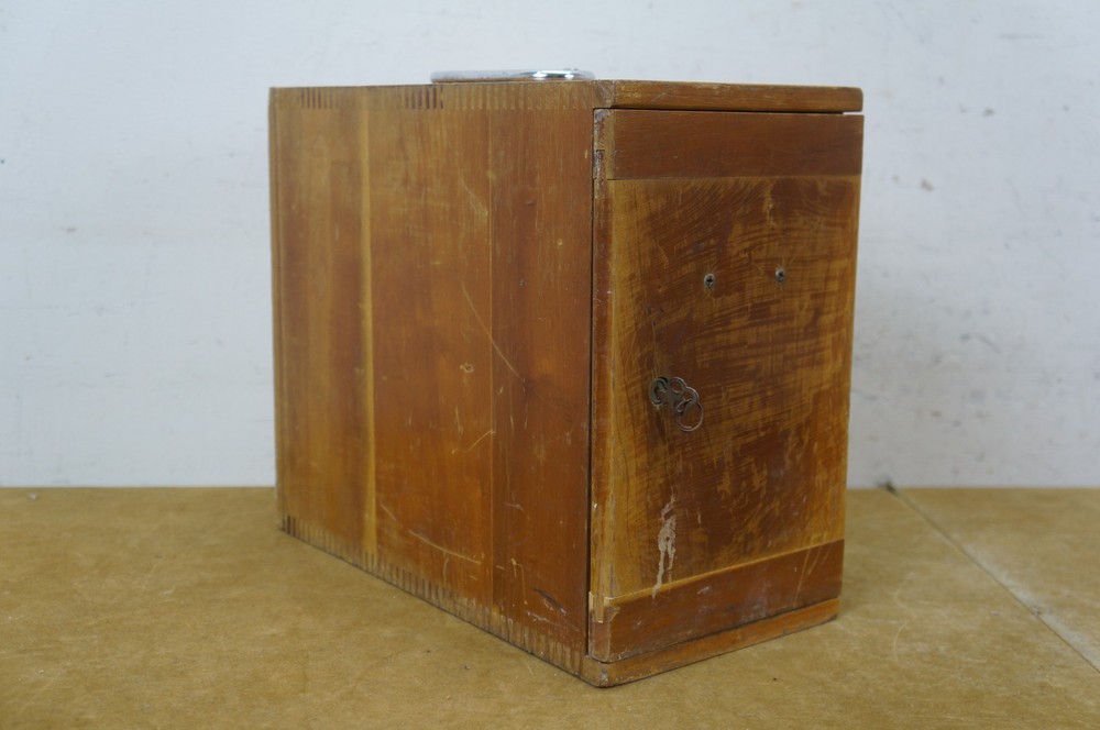 1940s Bauch & Lomb Optical Konimeter Dust Counter Microscope & Case