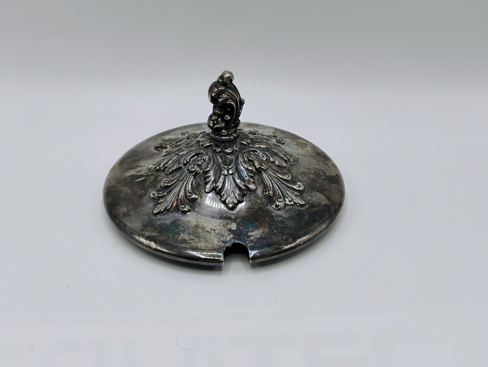 Vtg Reed & Barton King Francis Silver Plate Condiment Relish Lid Replacement