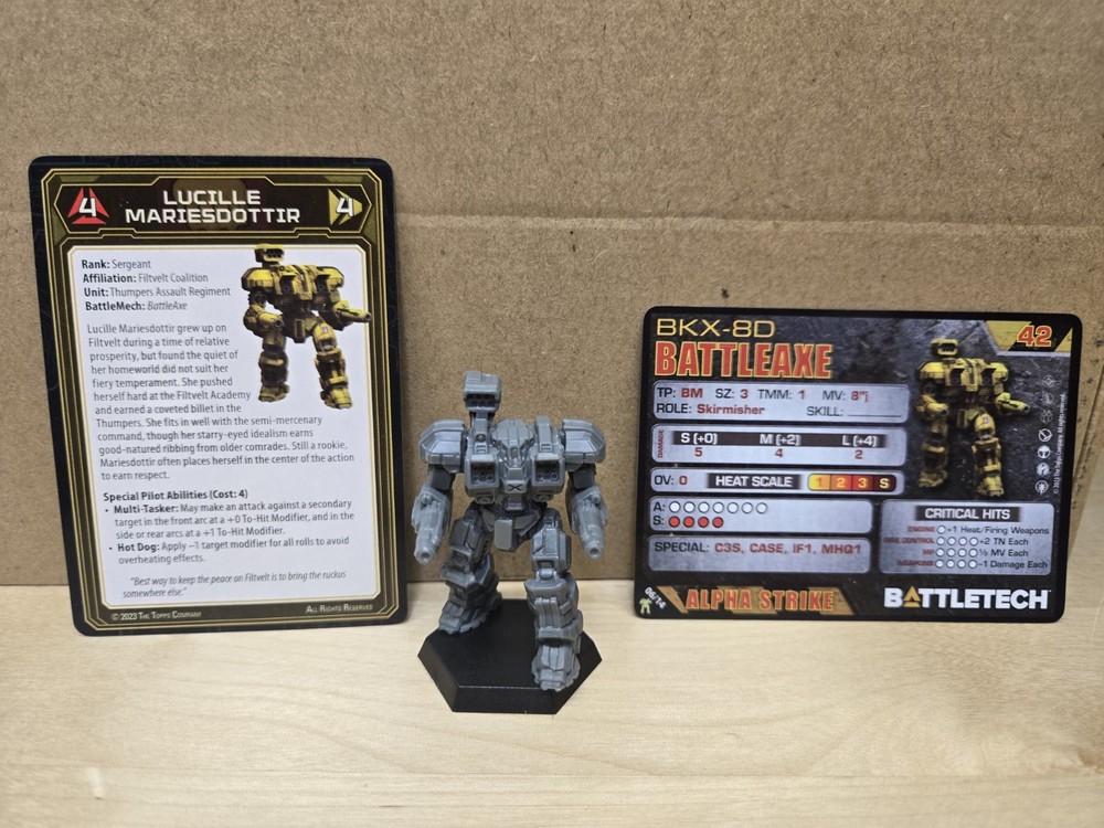 BattleTech BattleAxe Battle Axe from Proliferation Cycle Force Pack CGL