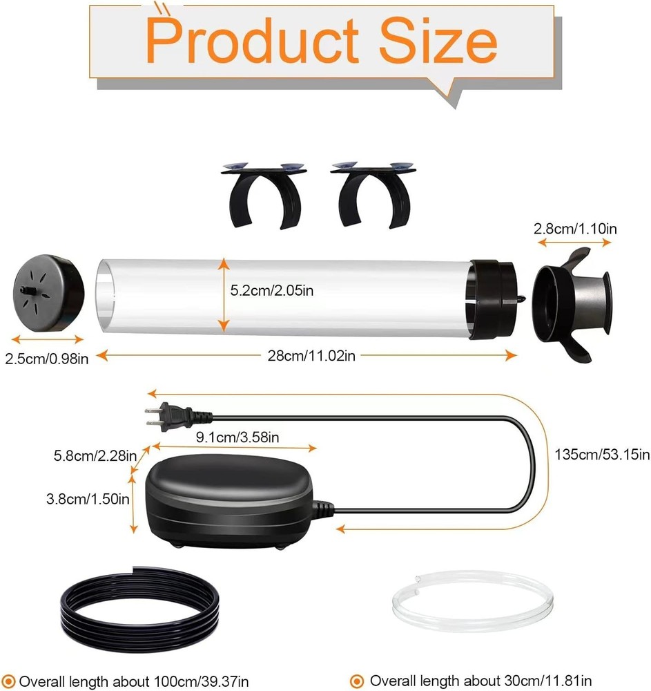 Elegant Brine Shrimp Hatchery with Visible Hatching Process & Multipurpose Tools