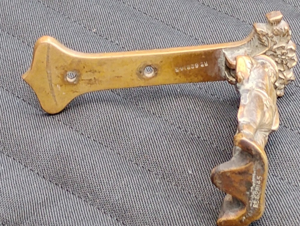 ANTIQUE ‘JOHN BULL’ BRASS DOOR KNOCKER