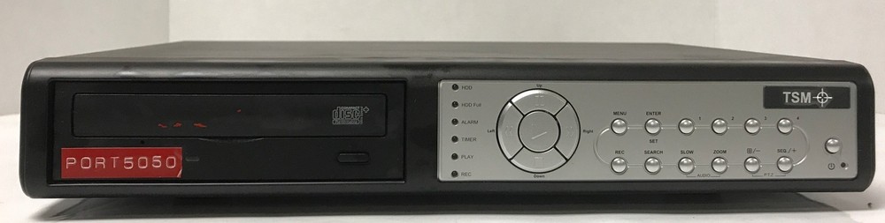 TSM 4 CHANNEL DVR 7DA00147 SECURITY CAMERA CONTROL PANEL W/ HDD