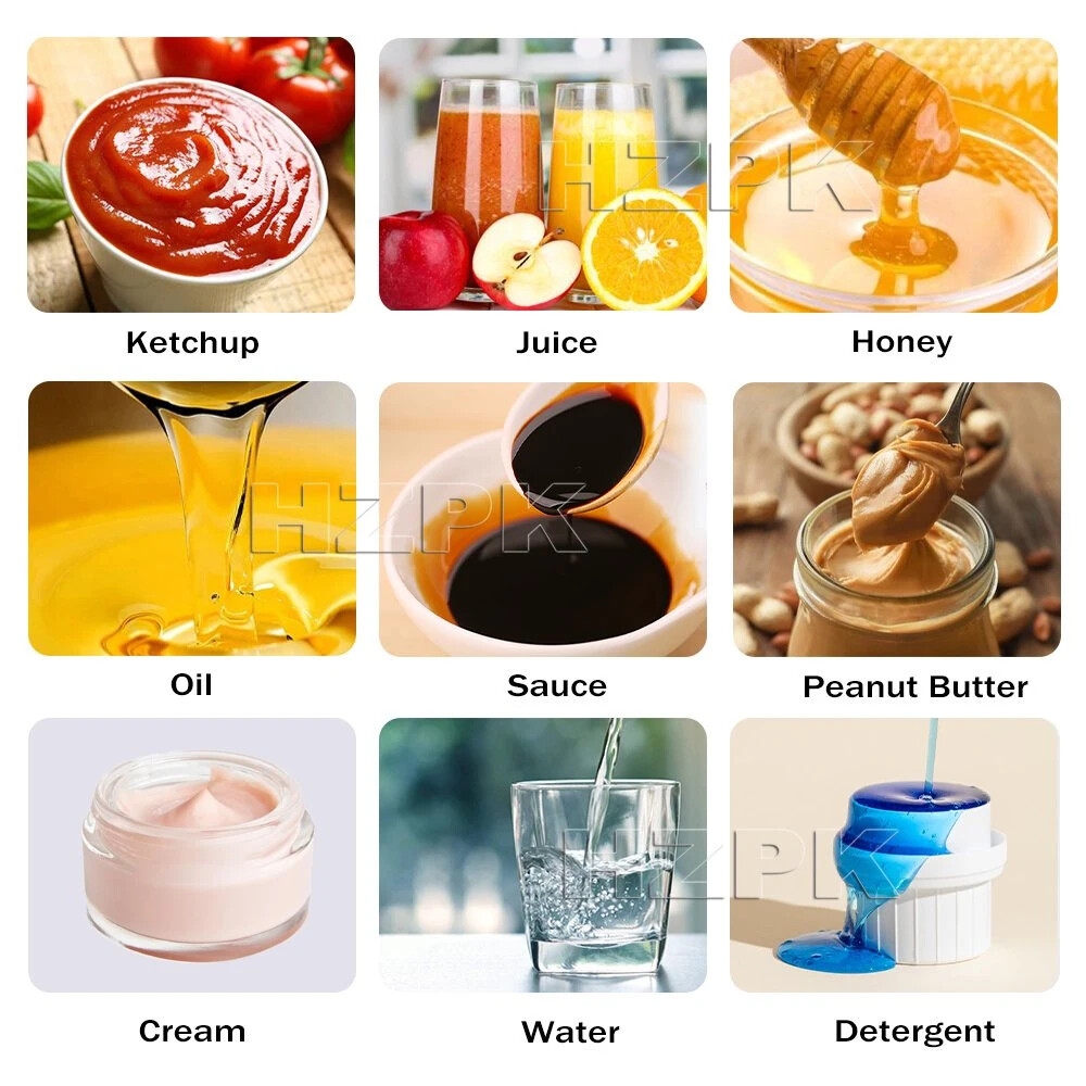 Desktop Automatic Double Nozzles Paste Peanut Butter Ketchup Filling Machine