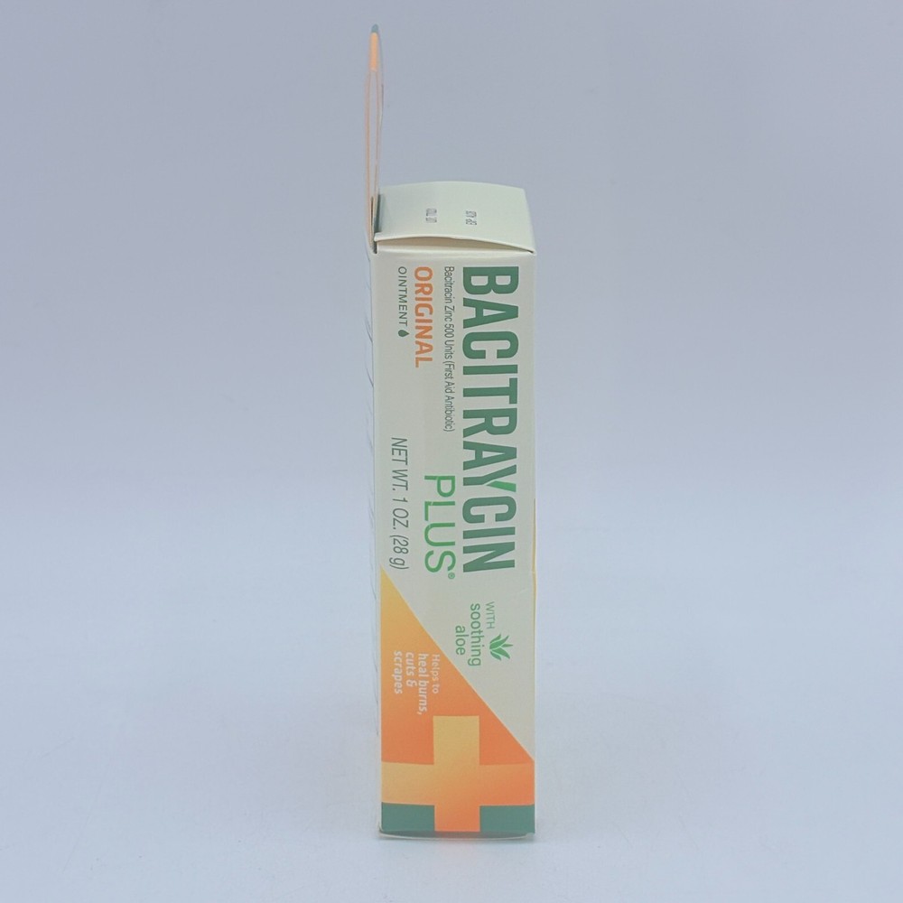 Bacitraycin Plus First Aid Antibiotic, Original, with Moisturizing Aloe, 1 oz.