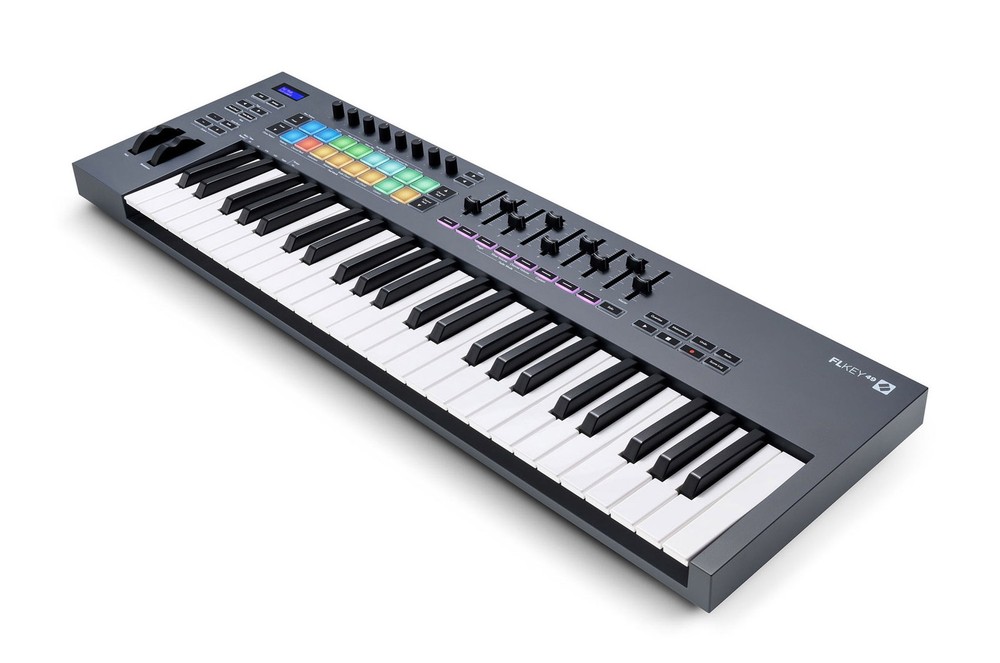Novation FLkey 49 Key MIDI Keyboard Controller for FL Studio+X Braced Stand