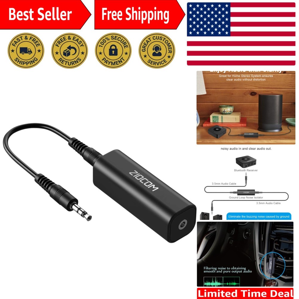 High-Performance Noise Filter with 3.5mm Jack – Enhance Your Audio Experience