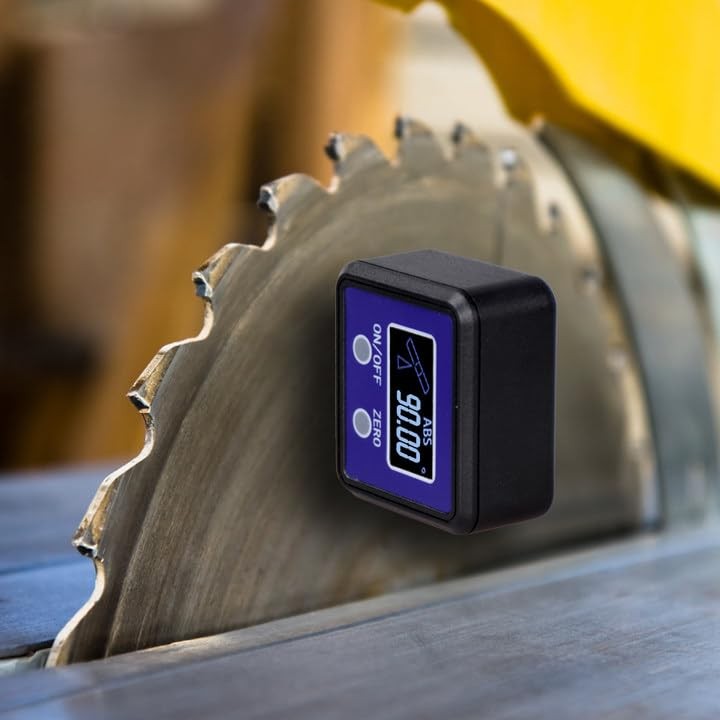 Digital Angle Gauge Protractor Inclinometer Level Box with Magnetic Base