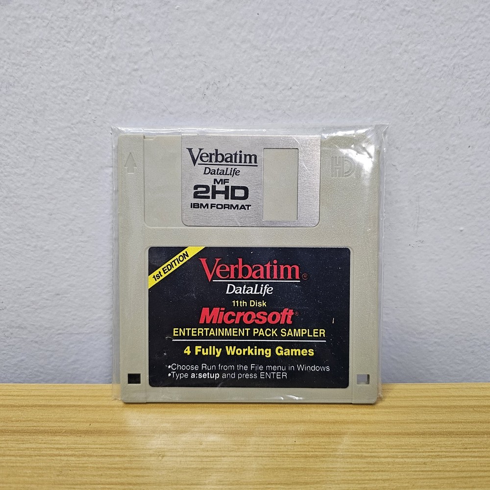Vintage Microsoft Entertainment Pack Sampler 1st Edition