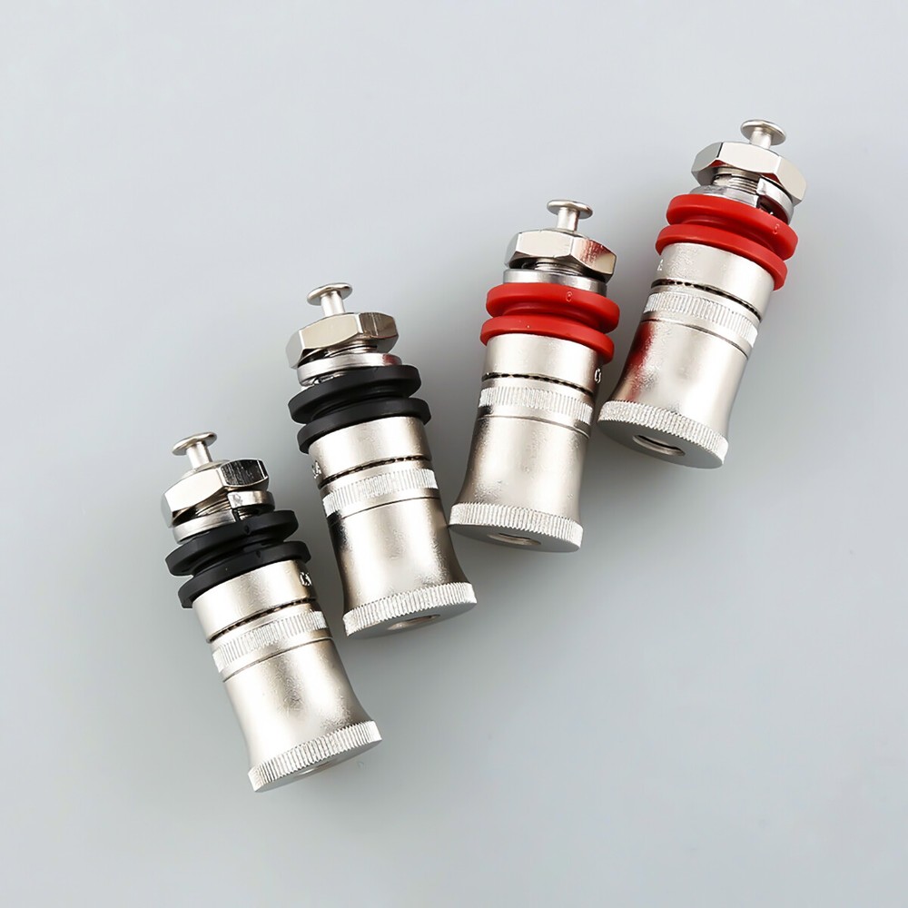 HiFi Speaker Amplifier Binding Post Niobium Plating Jack Connector Banana Socket