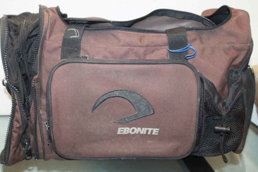 Ebonite Transport 2 Ball Bowling Bag Brown