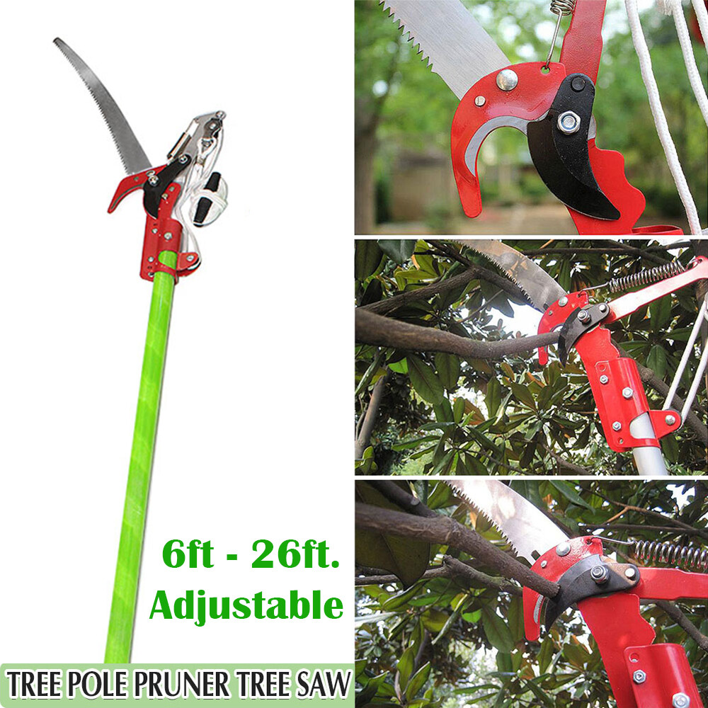 26 ft. Tree Pruner Pole Saw Blade Branch Limb Pruning Trimmer Cutter Extendable