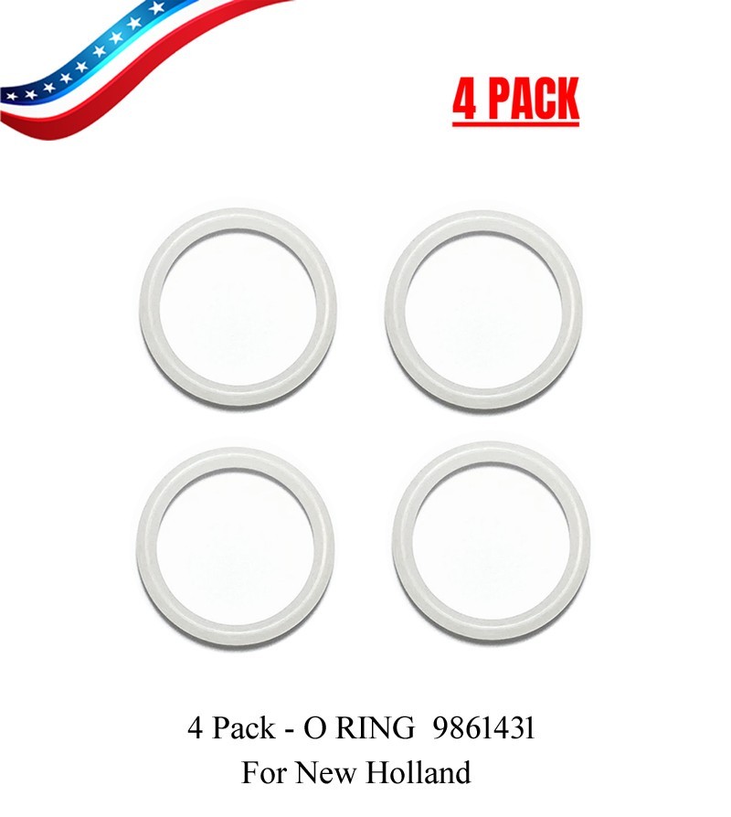 4 Pack - Replacement for Part # 9861431 O-Ring for New Holland  / Polyurethane