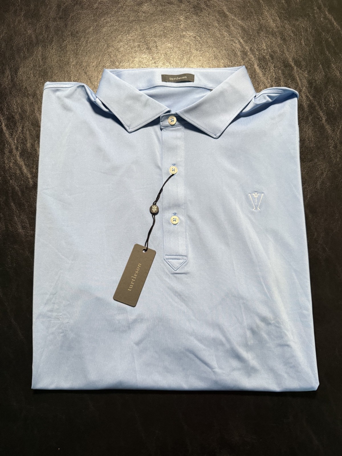 NWT MEN'S TURTLESON PALMER POLO, SIZE: XL, COLOR: LUXE BLUE (M10.12)