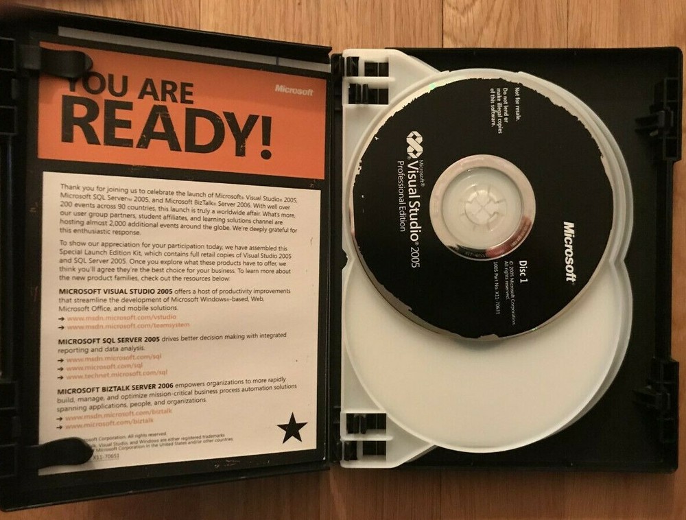 Microsoft Visual Studio 2005 Professional / SQL Server 2005 Standard