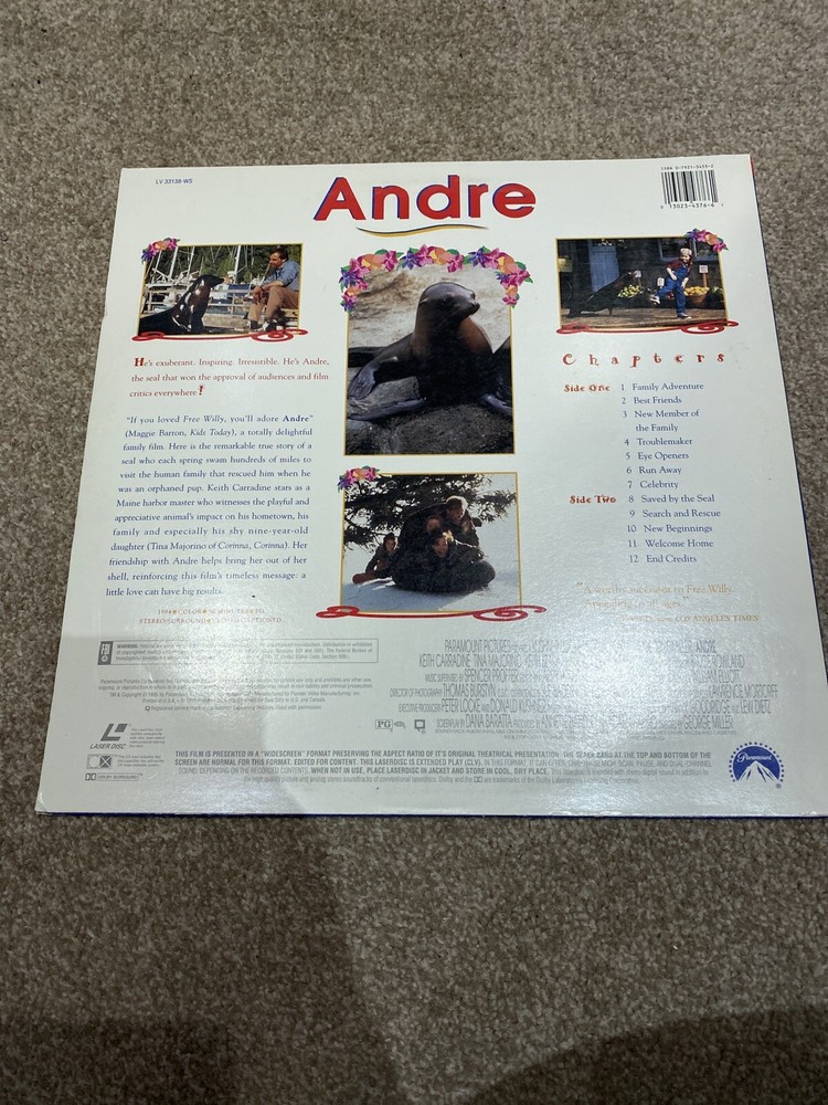 Andre - Laserdisc - Rare From USA