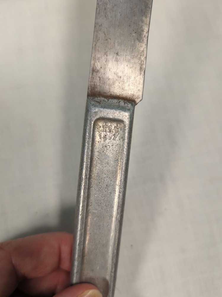 U.S. Army Mess Kit Dated 1945 Marked US E.A. CO WWII With Knife