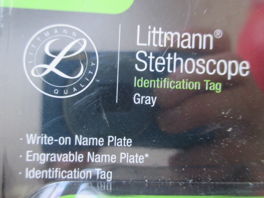 3M Littmann Stethoscope Identification Tag Grey #40008