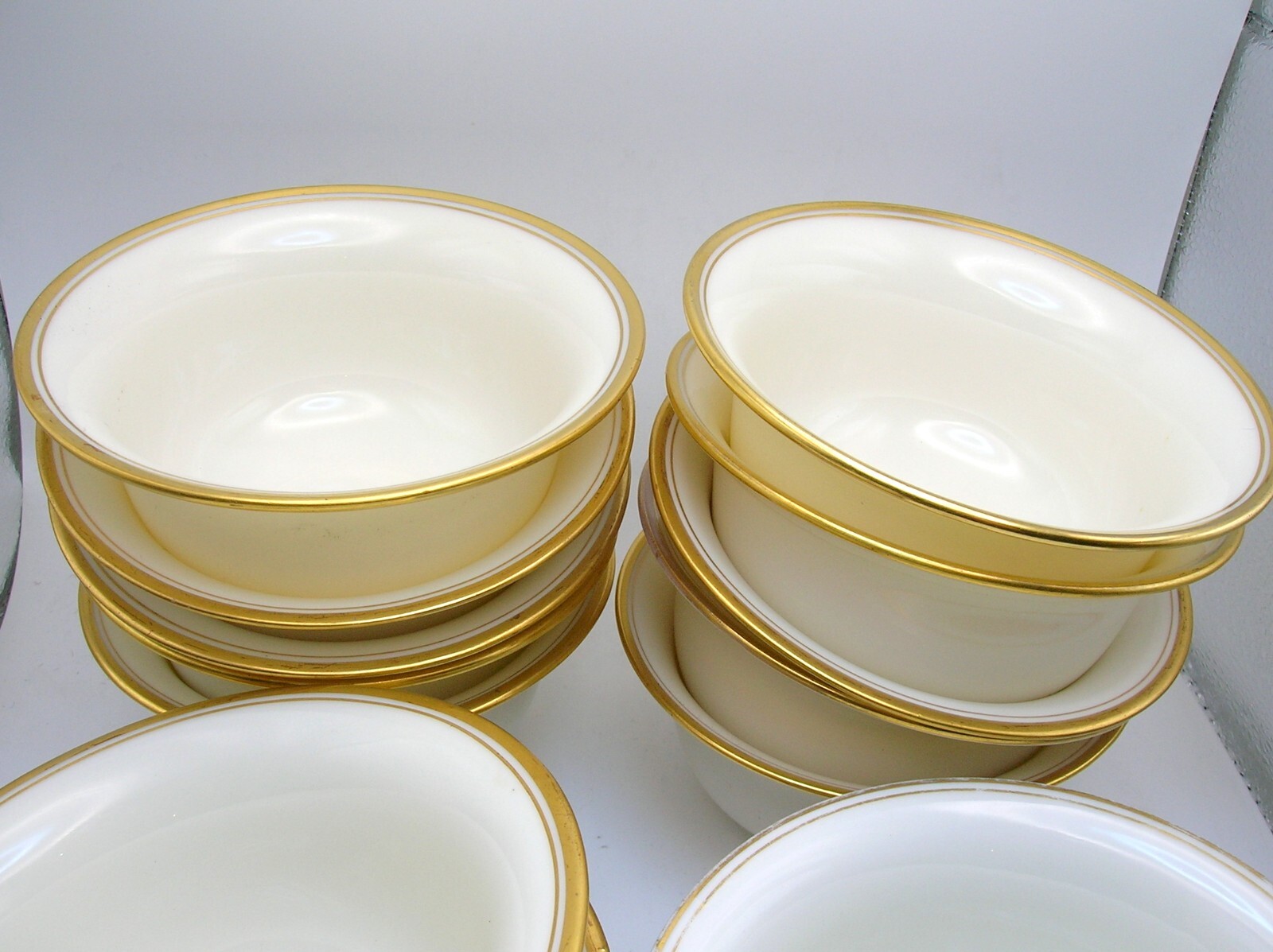 1 X LENOX BOULLION OR SOUP LINER 4 1/8" IN DIAMETER FOR SILVER HOLDER/MORE AVAIL