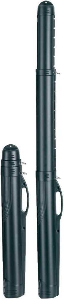 Telescoping Rod Case Black Polypropylene, 4.5" Dia, 47-88" Extends