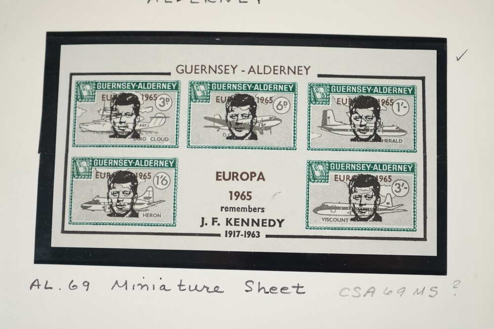 BRITISH ISLES SPECIALIZED 1960s JFK CINDERELLAS 250+ STAMPS & 50+ COVERS