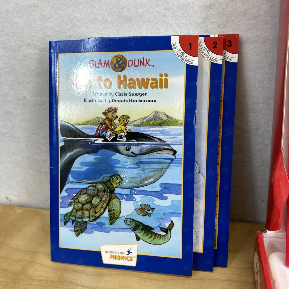 Hooked On Phonics Learn To Read Level 3 Audio Tapes Flash Cards Red Workbook