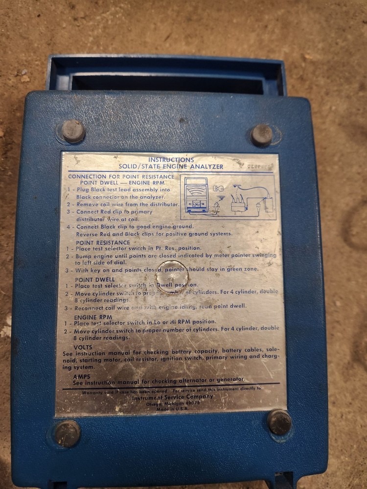 Vintage Montgomery Ward, solid/state engine analyzer