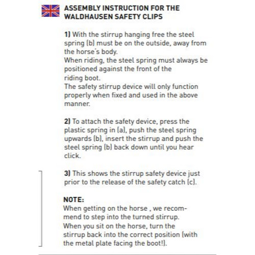 Waldhausen Safety Stirrup Clip