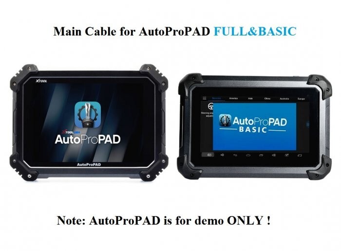 Main Cable Replacement for XTOOL AutoProPAD FULL and BASIC Programmer