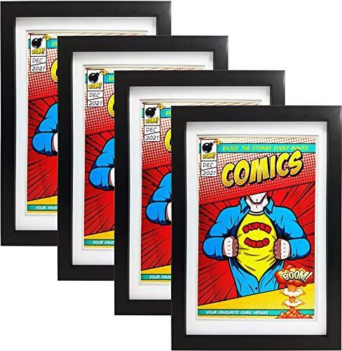 Memory Keeper Comic Book Frame,4 Pack,Ultraviolet UV Protection, Fits Current