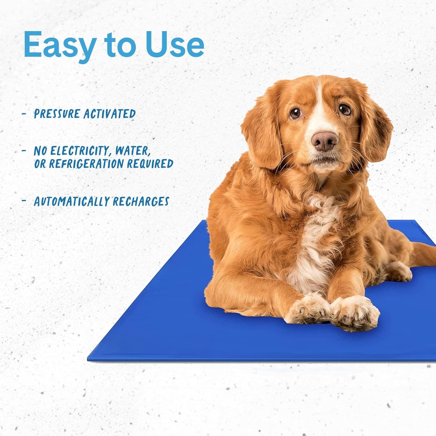 The Green Pet Shop Chillz Gel Mat, Medium - Pressure-Activated Cooling Pad