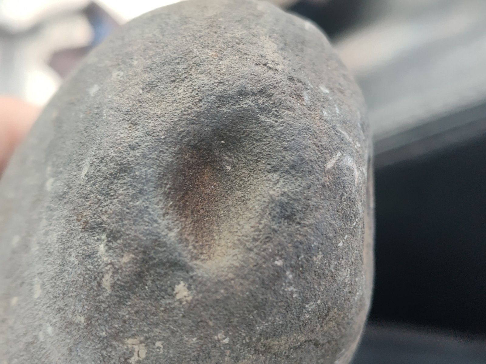 Indian Artifacts Fire Starting Stone Base Mortar Pre 1600