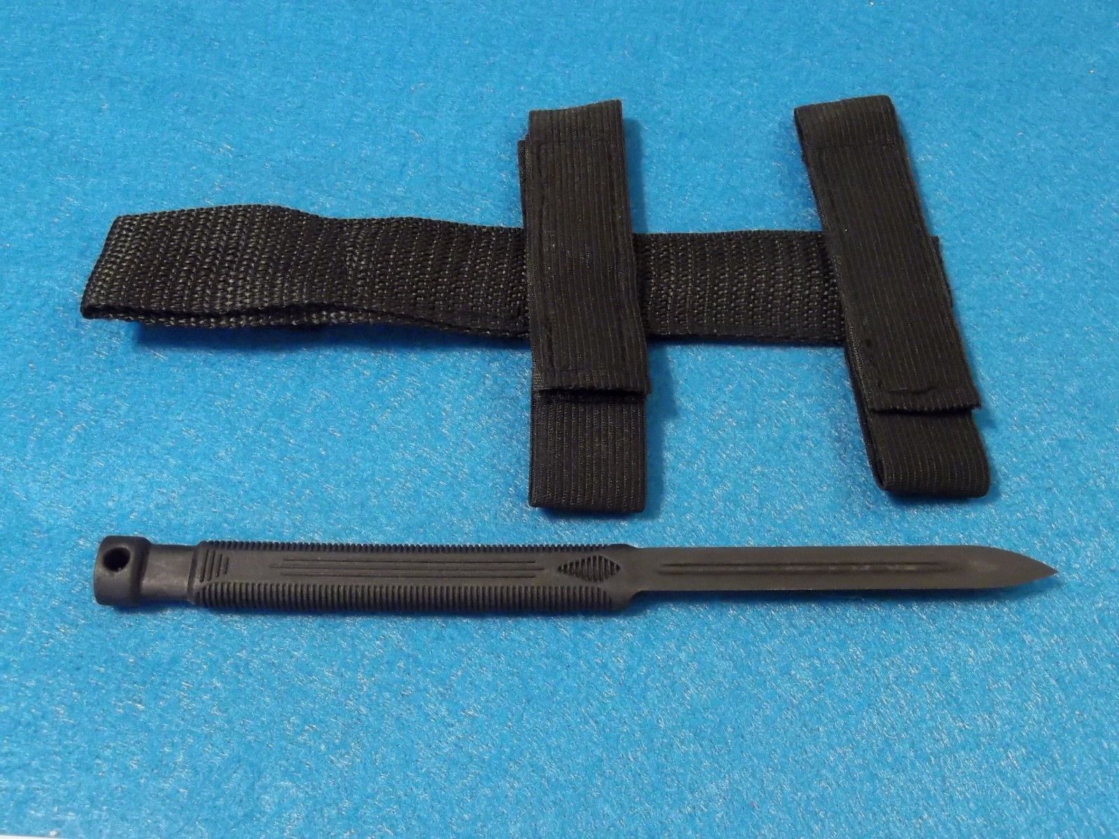 Black Legion BV427 Tri Spike non-metal 3 angle knife with arm / leg sheath NEW!