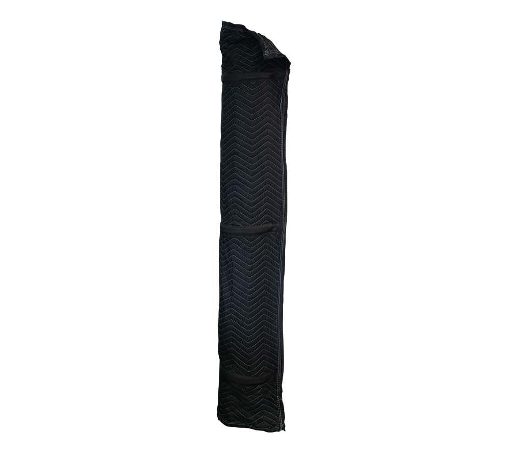 4 Pack 69"x11" Polyester Quilted Door Jamb Protector Pad w/ Hook and Loop Straps