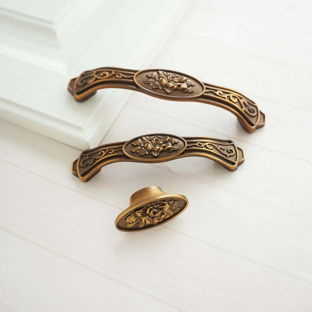 3.78" 5" Black Crystal Dresser Knobs Drawer Handle Pulls Cupboard Cabinet Handle