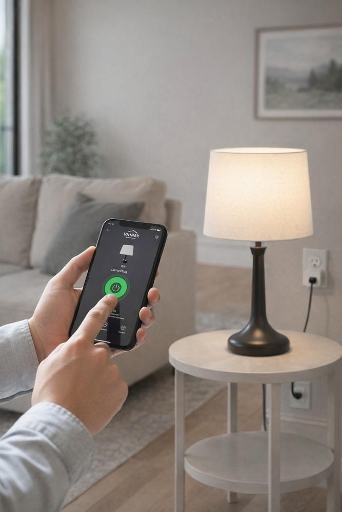 UNINEX 4-Pack Smart Plug Slim Line