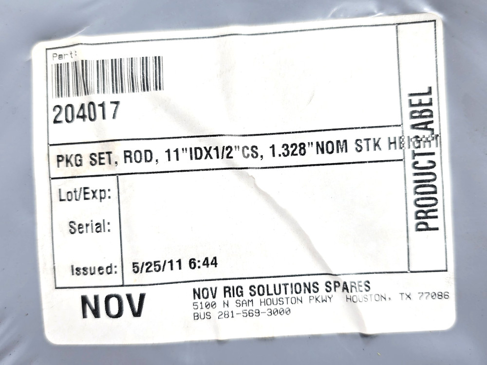 204017 NOV PACKING SET