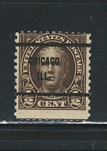 US Chicago ILL Precancel single Stamp (used)