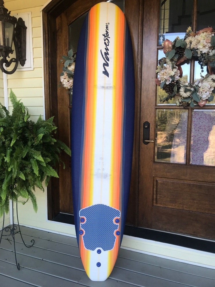 Wavestorm surf board 8ft tall multiecolar 