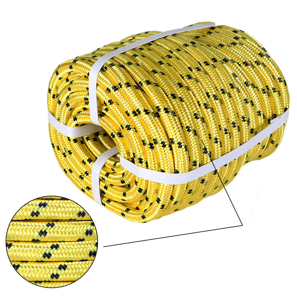 Braided Polyester Arborist Rigging Garden (1/2"×200ft) Strong Pulling Rope