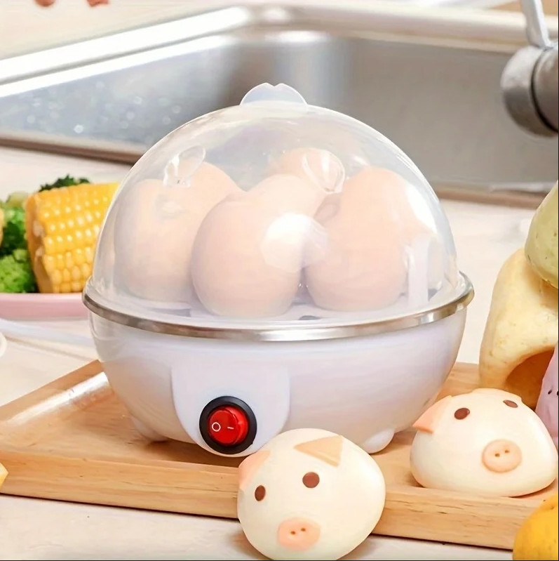 7 Egg Cooker Electric Auto Shut Off Boiled Steamer Machine