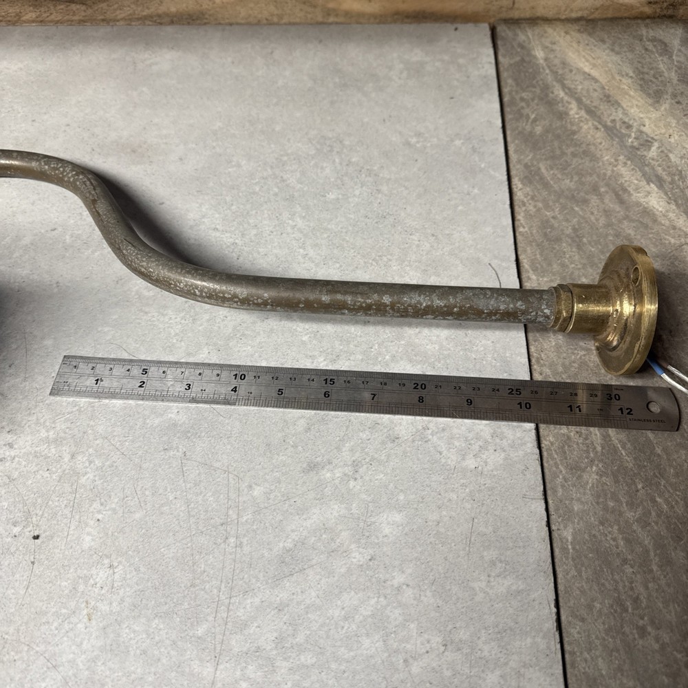 Vintage English Brass Wall Light all brass