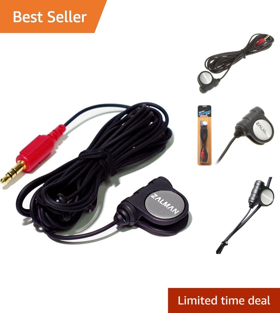High Sensitivity Headphone Microphone with 3.5mm Jack for Gaming or PC